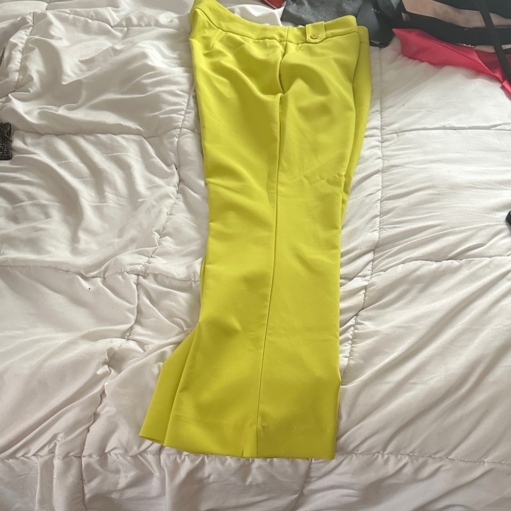 Nanette Lepore Bright Yellow Pencil pant